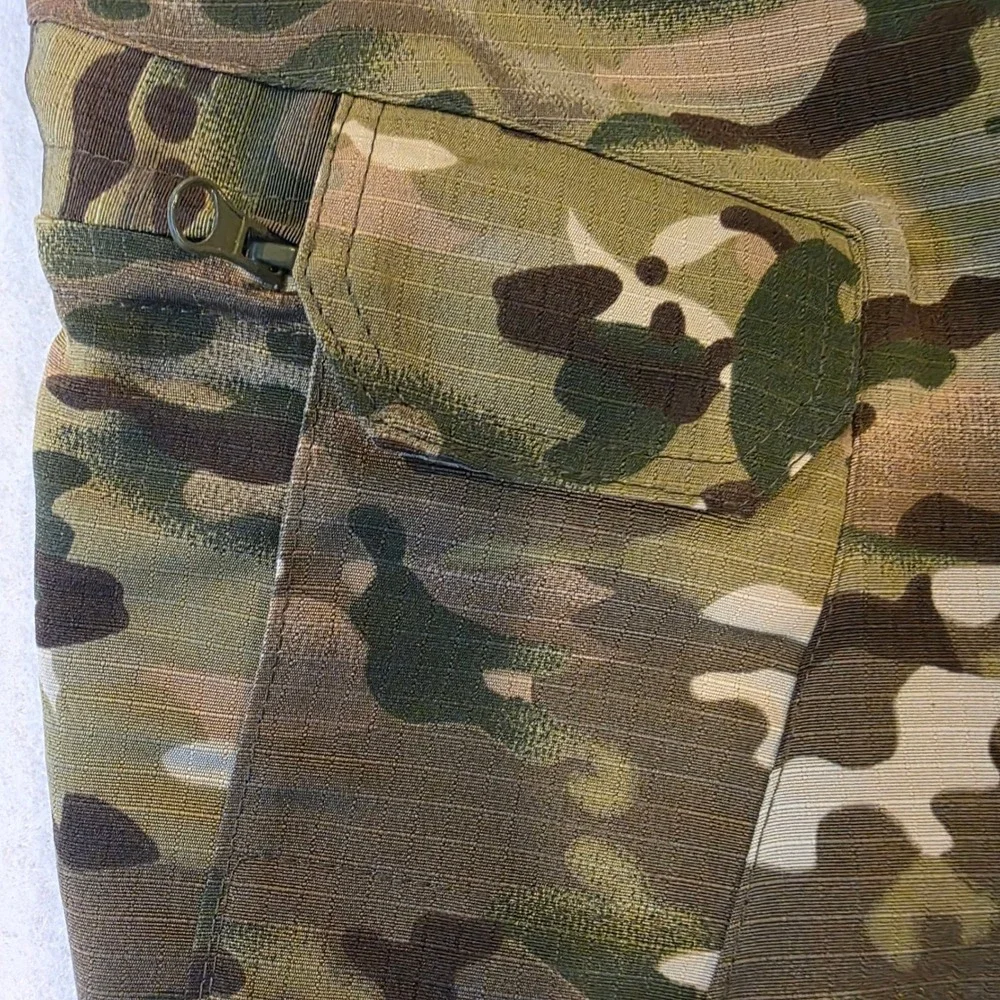 Outdoor Equipment Mens XXL Camo Tactical Cargo Shorts Ripstop Multicam New